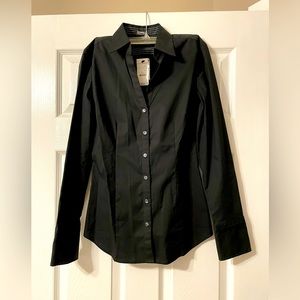 Express - Black Button-up Shirt
